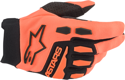 Guantes ALPINESTARS Youth Full Bore - Naranja/Negro - XS 3543622-41-XS 