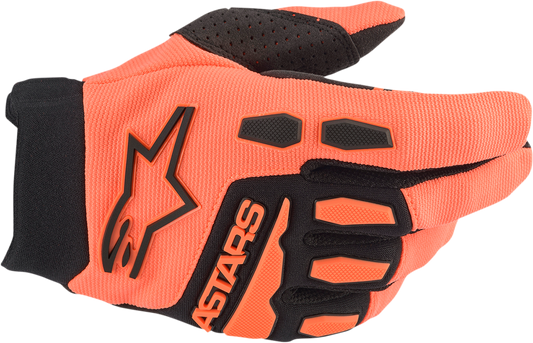 Guantes ALPINESTARS Youth Full Bore - Naranja/Negro - XS 3543622-41-XS 