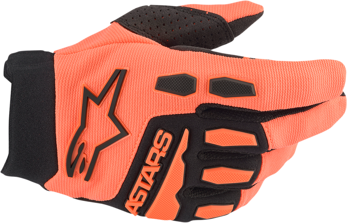 ALPINESTARS Youth Full Bore Gloves - Orange/Black - 2XS 3543622-41-2XS
