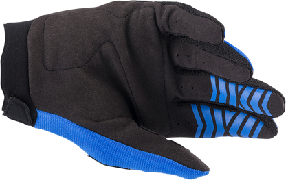 ALPINESTARS Youth Full Bore Gloves - Blue/Black - 2XS 3543622-713-2XS