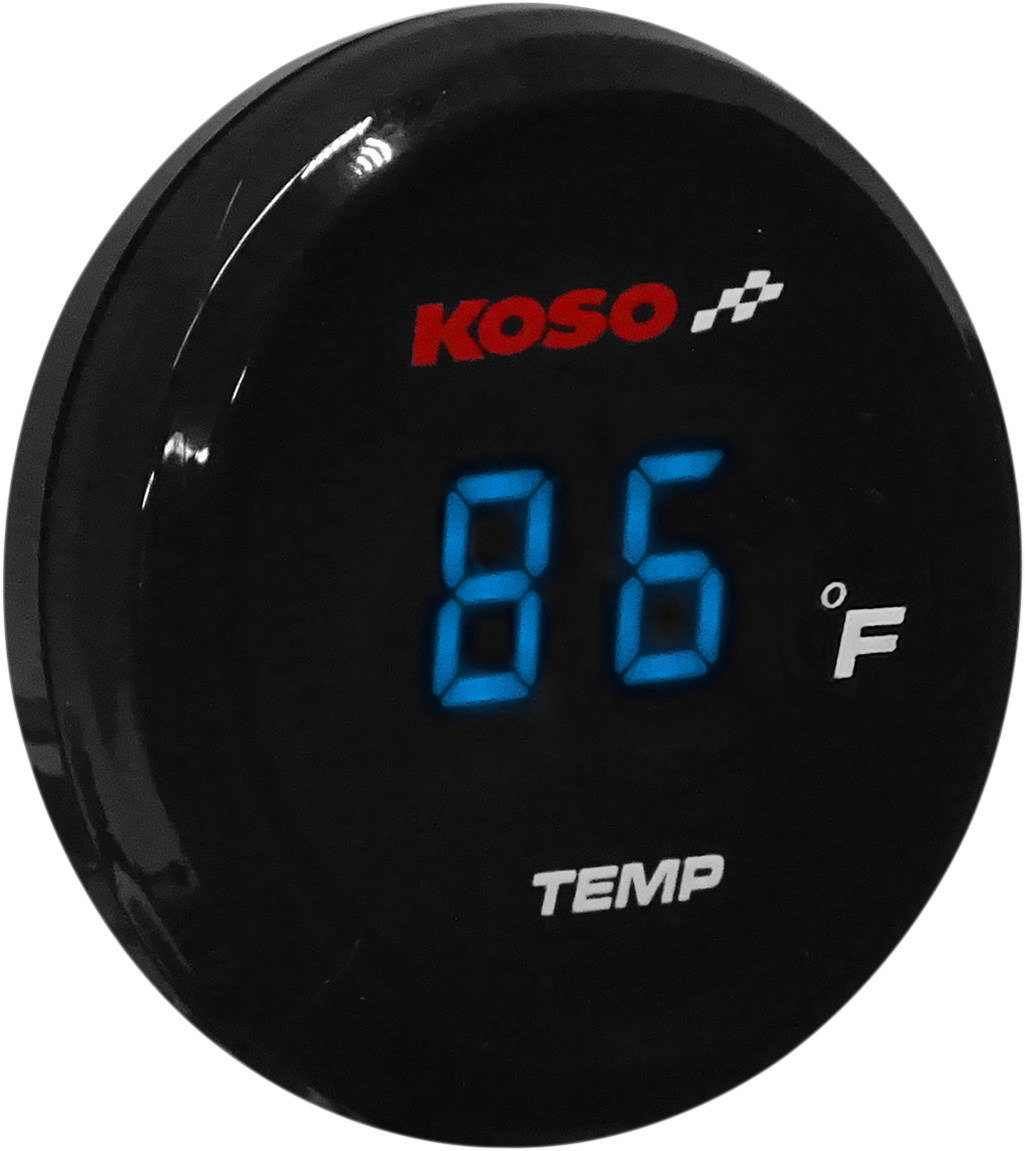 Termómetro KOSO NORTH AMERICA I-Gear - Dígitos azules BA067B12