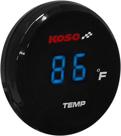 KOSO NORTH AMERICA I-Gear Thermometer - Blue Digits BA067B12