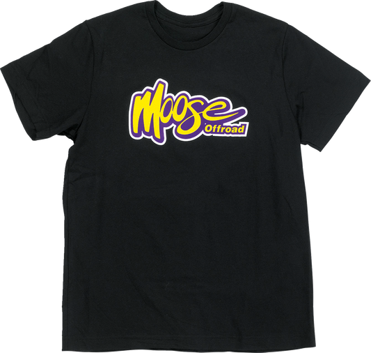 MOOSE RACING Youth Off-Road T-Shirt - Black - Medium 3032-3699