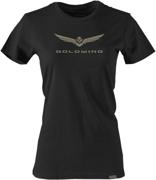 FACTORY EFFEX Women's Goldwing 2 T-Shirt - Black - Large 25-87854
