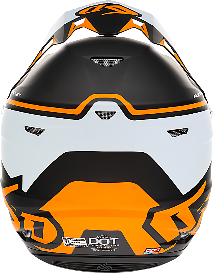 6D ATR-2Y Helmet - Drive - Neon Orange - Small 11-6310