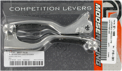 MOOSE RACING Lever Set - Competition - Black 1SGHA32