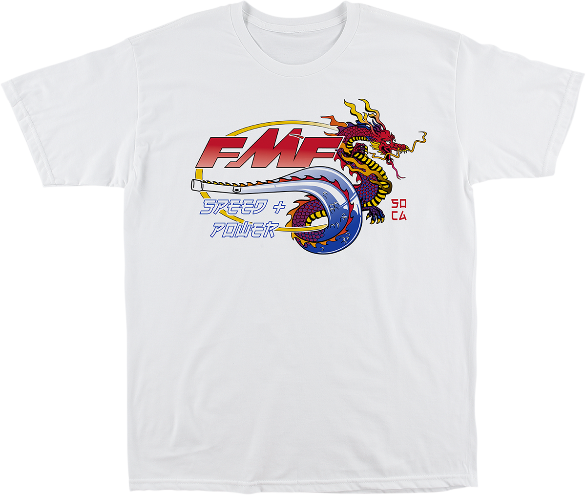 Camiseta FMF Fire Starter - Blanca - Mediana FA21118901WHMD 3030-21258