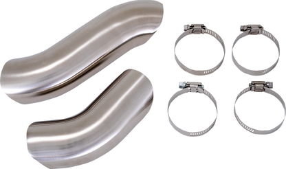 VANCE & HINES Hi-Output RR Heat Shield Kit - Brushed - Stainless Steel 60023