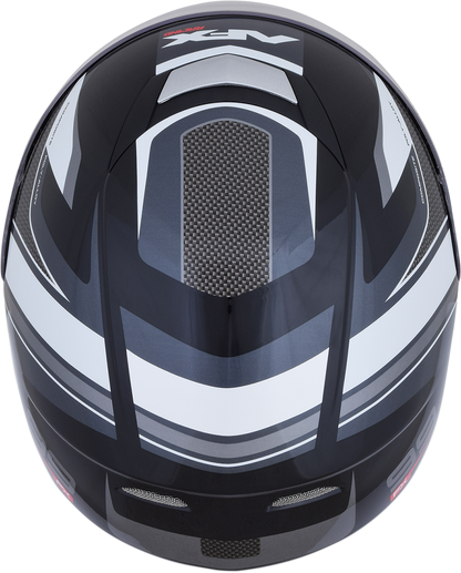 AFX FX-99 Helmet - Recurve - Black/White - Medium 0101-11117