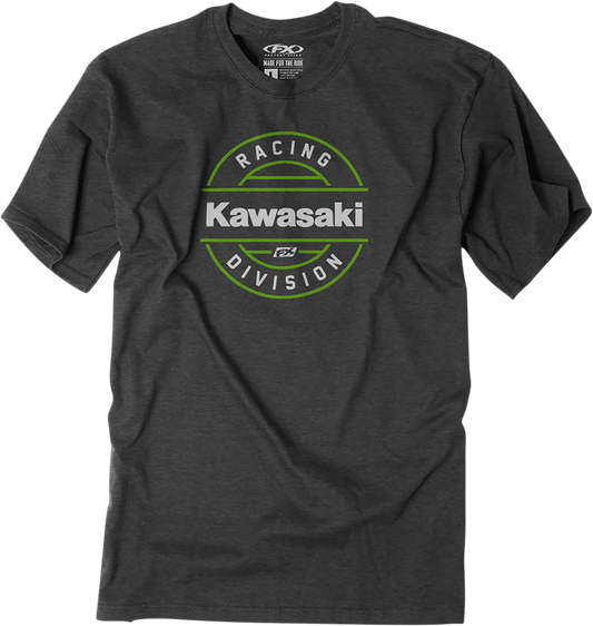 Camiseta FACTORY EFFEX Kawasaki Division - Heather Charcoal - Grande 25-87104 