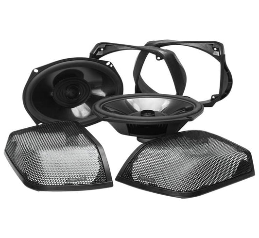 Rockford Fosgate Power Rear Audio Kit Fits 2014 and newer Harley-Davidson® Hardshell Bag Lids (HD14-TKIT)