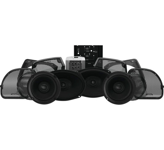 Rockford Fosgate Gen-2 Audio Kits for 2014+ Touring 4 Speaker and Amp Kit FLHX