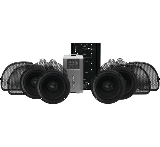 Rockford Fosgate Gen-2 Audio Kits for 14-21 Touring 4 Speaker and Amp Kit