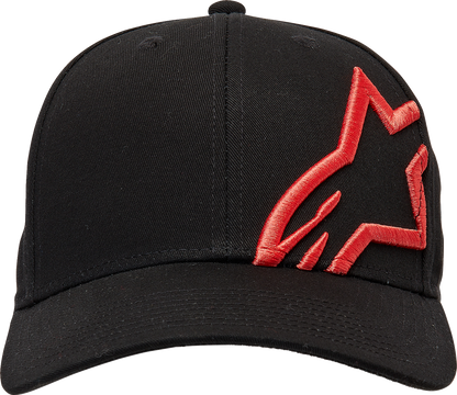 ALPINESTARS Corp Snap 2 Hat - Black/Warm Red - One Size 1211810091523OS