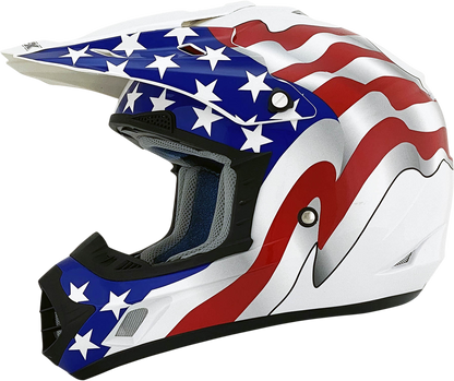 AFX FX-17 Helmet - Flag - White - 4XL 0110-7634
