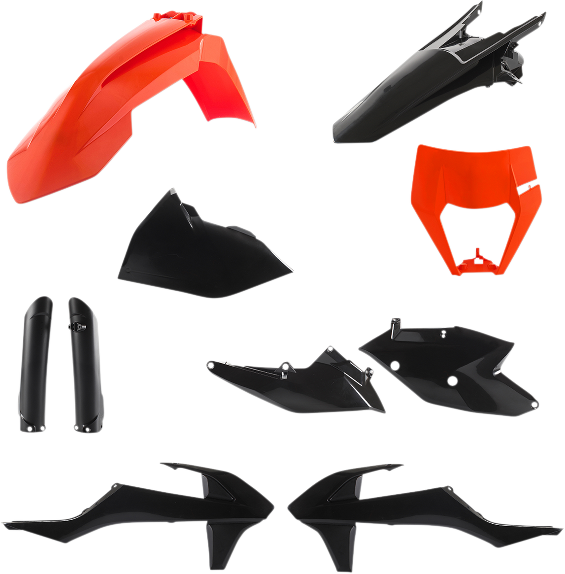 ACERBIS Full Replacement Body Kit - Orange/Black 2733425225