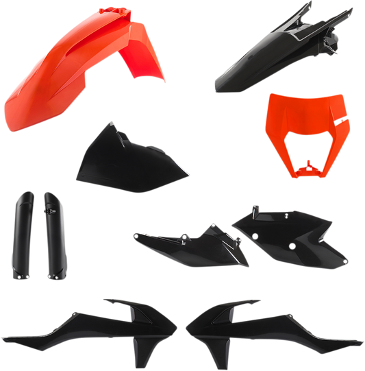 ACERBIS Full Replacement Body Kit - Orange/Black 2733425225