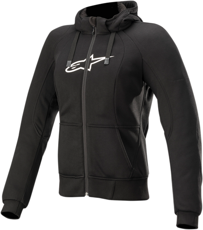 Chaqueta deportiva/sudadera con capucha ALPINESTARS Stella Chrome - Negro - Grande 4210920-10-L 