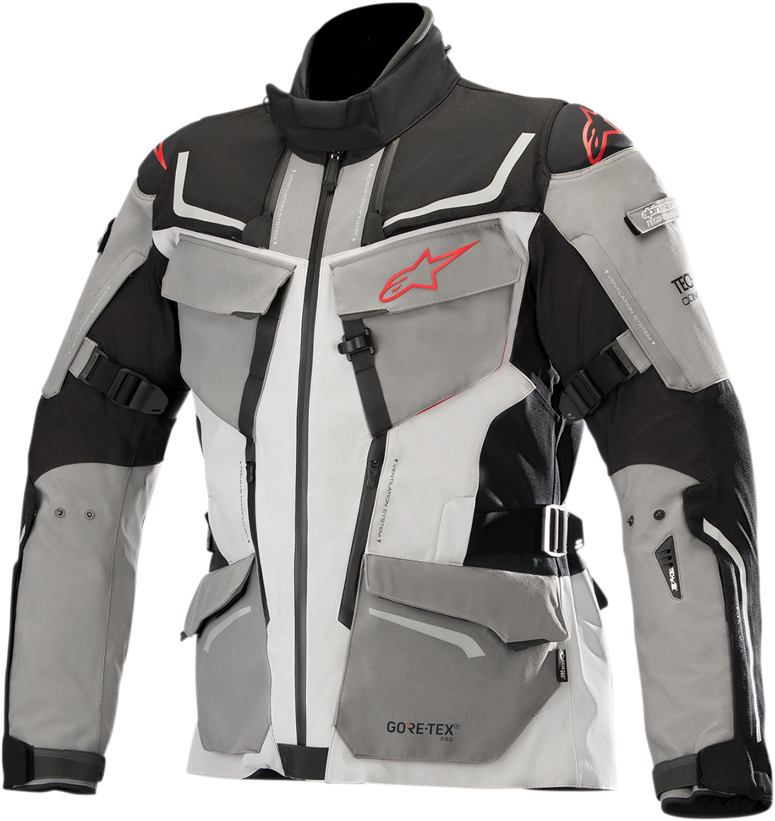 Chaqueta ALPINESTARS Revenant - Negro/Gris/Rojo - Pequeña 3603518-1193-S