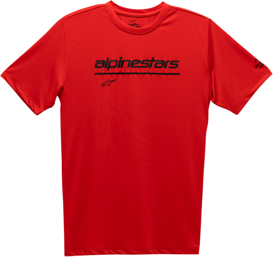 Camiseta ALPINESTARS Tech Line Up Performance - Rojo - Grande 12117380030L 
