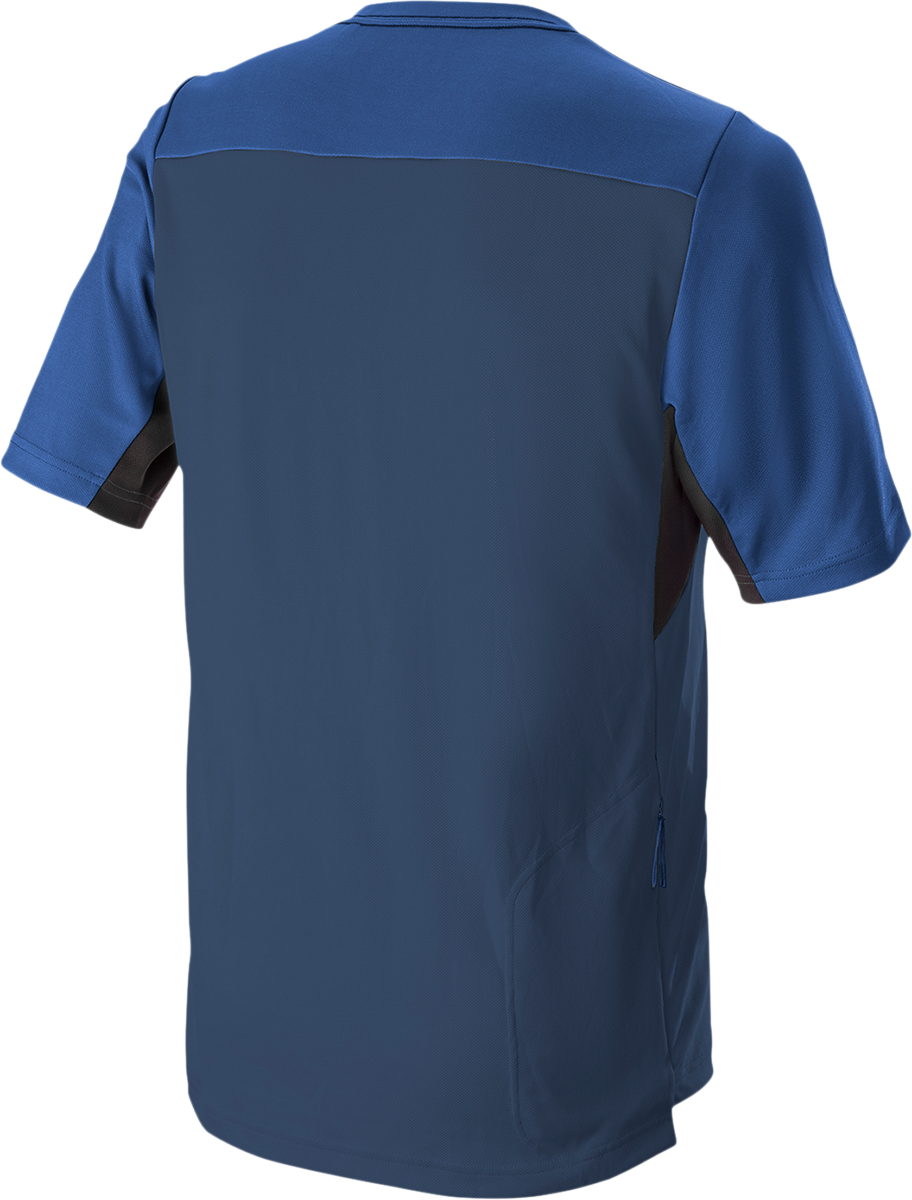 Camiseta ALPINESTARS Drop 6.0 V2 - Manga corta - Azul medianoche/Negro - XL 1766322-7319-XL 