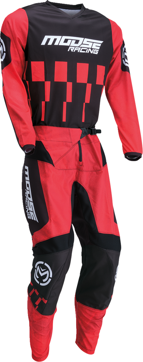 MOOSE RACING Qualifier Jersey - Red/Black - 2XL 2910-7554