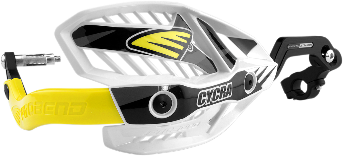 CYCRA Handguards - Ultra - Oversized - White/Yellow 1CYC-7408-55X