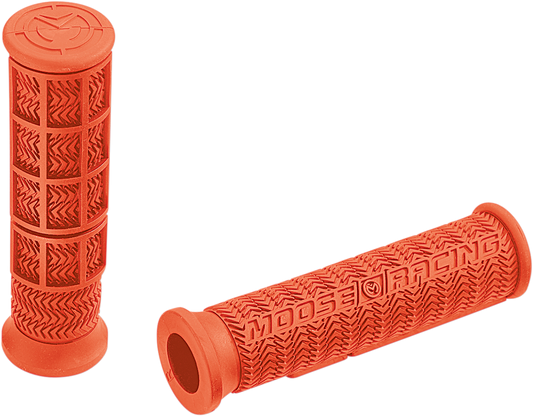 MOOSE RACING Grips - Stealth - ATV - Orange B01MAO