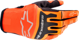 ALPINESTARS Techstar Gloves - Hot Orange/Black - Large 3561023-411-L