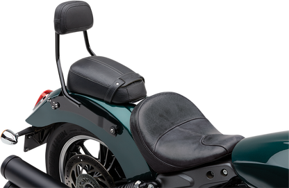 COBRA Detachable Backrest - Black - Solo Seat - Scout 502-2211B