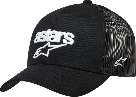 ALPINESTARS Pedigree Hat - Black/White - One Size 1232-81040-1020