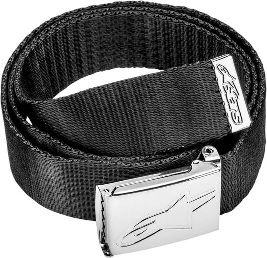 ALPINESTARS Ageless Web Belt - Black/Chrome 1019-93300-1187