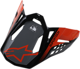 ALPINESTARS Supertech M8 Visor - Triple - Orange/Mid Gray/Gloss Black 8981419-9180