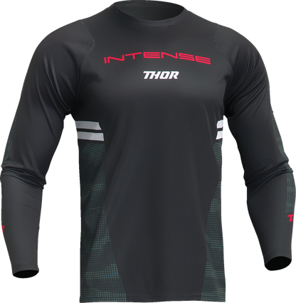 THOR Intense Assist Berm Long-Sleeve Jersey - Black/Camo - Large 5020-0225