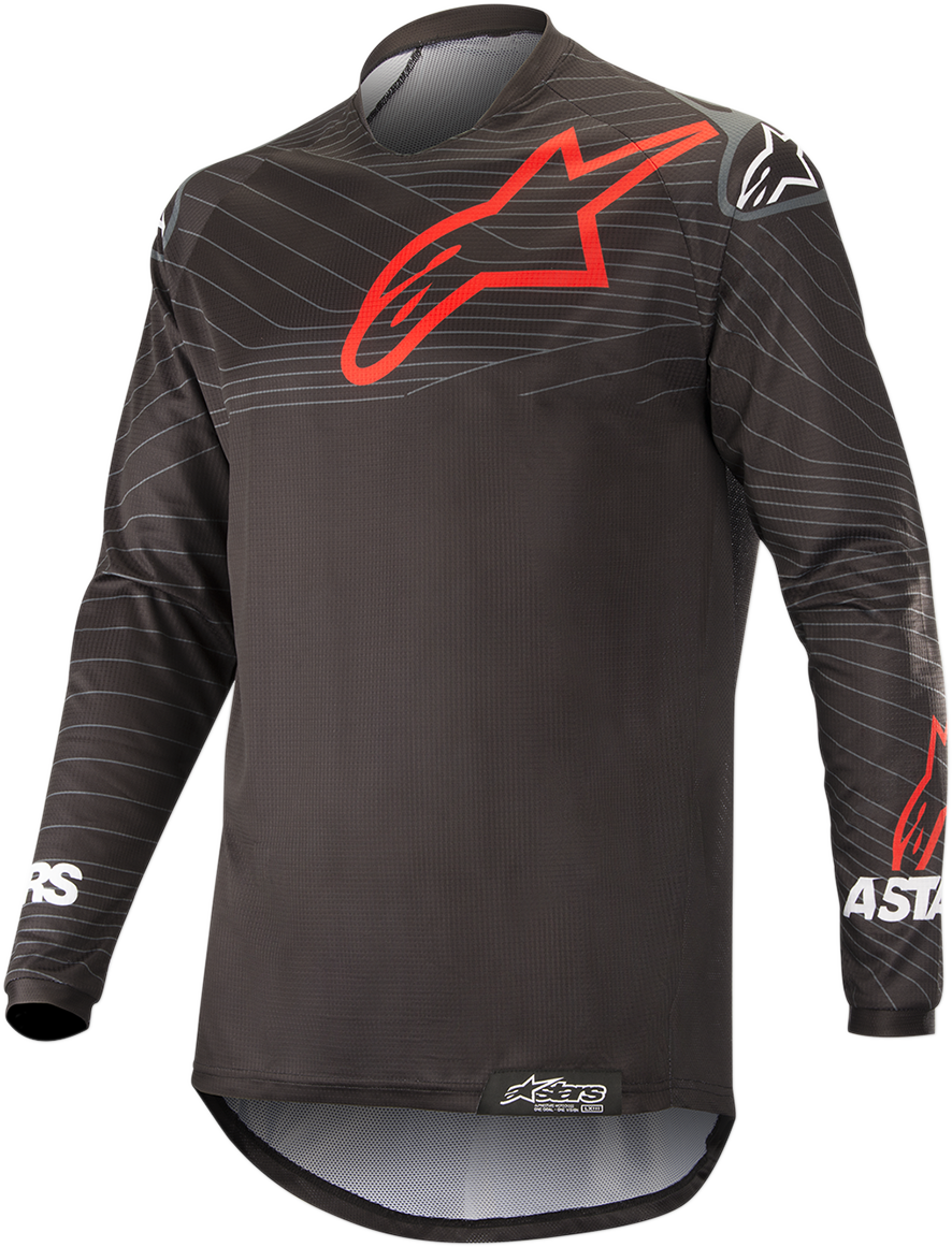 Camiseta ALPINESTARS Venture-R - Negro/Rojo - XL 3763019-13-XL