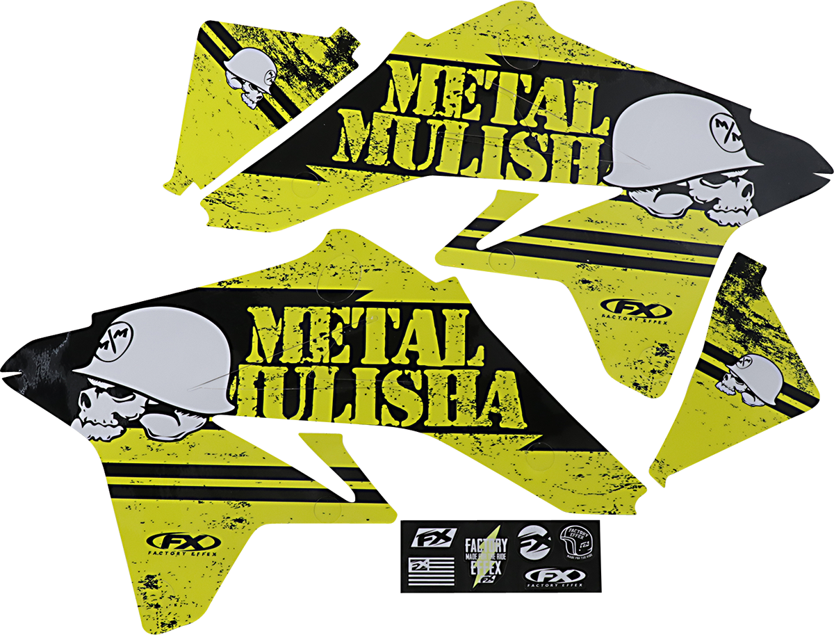 Kit de gráficos FACTORY EFFEX Metal Mulisha - Suzuki 23-11422 