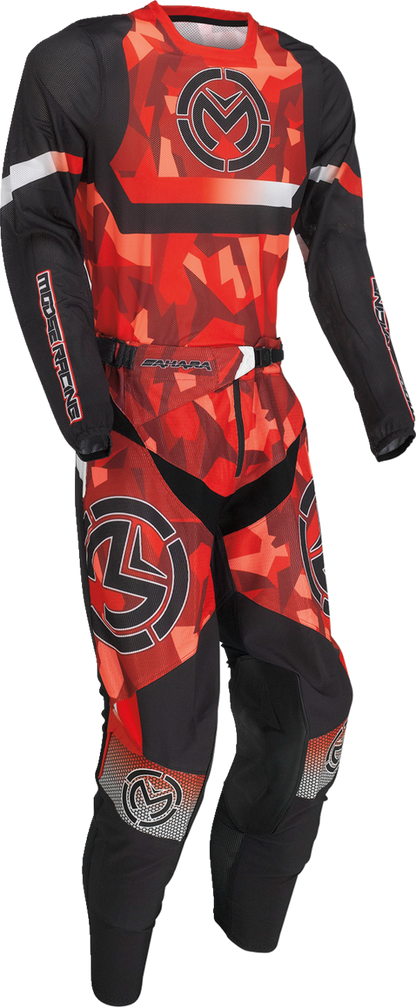 MOOSE RACING Sahara Pants - Red/Black - 36 2901-10382