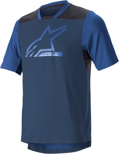 Camiseta ALPINESTARS Drop 6.0 V2 - Manga corta - Azul medianoche/Negro - XL 1766322-7319-XL 