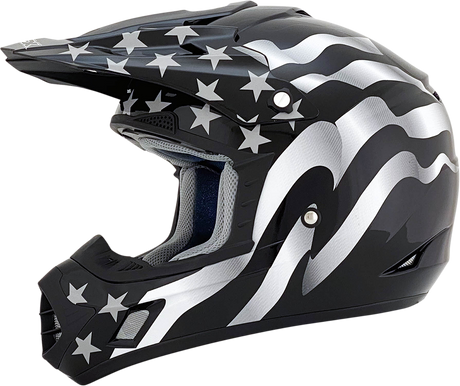 AFX FX-17 Helmet - Flag - Stealth - Small 0110-2363