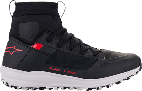 ALPINESTARS Speedforce Shoes - Black/White/Red - US 12 2654321-123-12