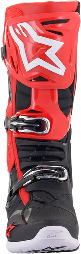 Botas ALPINESTARS Tech 10 - Negro/Rojo - US 13 2010020-31-13