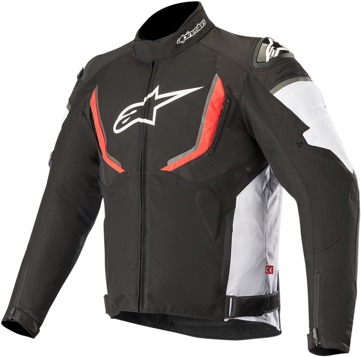 ALPINESTARS T-GP R v2 Jacket - Black/White/Red - Medium 3205619-123-M