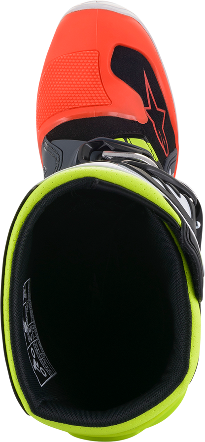 Botas ALPINESTARS Tech 7S - Negro/Gris/Rojo/Blanco/Amarillo - US 7 2015017-9058-7 