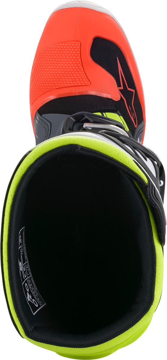 Botas ALPINESTARS Tech 7S - Negro/Gris/Rojo/Blanco/Amarillo - US 2 2015017-9058-2 