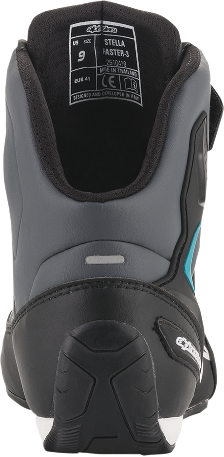 ALPINESTARS Stella Faster-3 Shoes - Black/Gray/Blue - US 8 251041911718