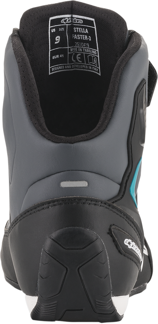 Zapatos ALPINESTARS Stella Faster-3 - Negro/Gris/Azul - US 7.5 251041911718 