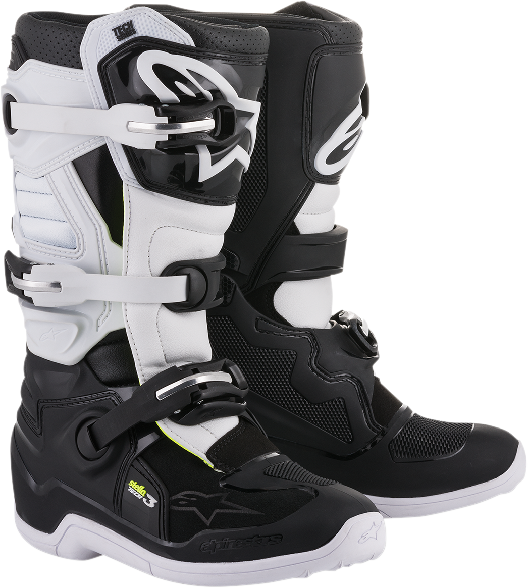 ALPINESTARS Stella Tech 3 Boots - Black/White - US 8 2013218-12-8