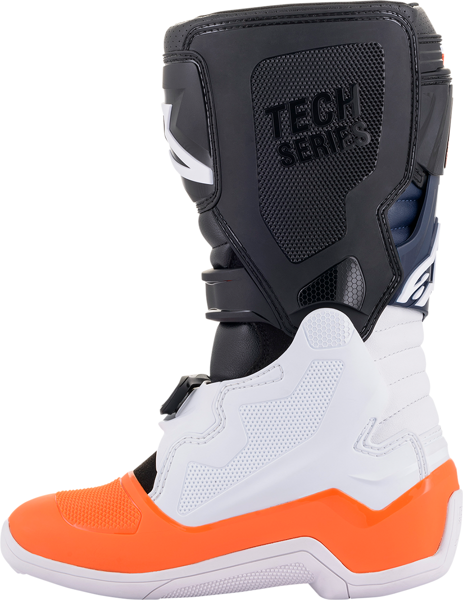 Botas ALPINESTARS Tech 7S - Negro/Naranja/Blanco - US 2 2015017-1241-2