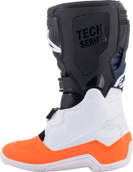 ALPINESTARS Tech 7S Boots - Black/Orange/White - US 2 2015017-1241-2