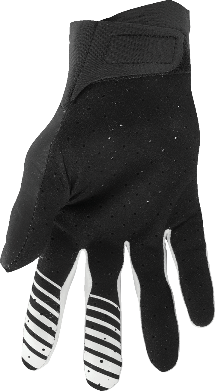 THOR Agile Gloves - Solid - Black/White - XS 3330-7669